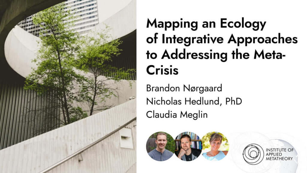 Mapping an Ecology of Integrative Approaches to Addressing the Metacrisis